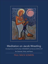 Meditation on Jacob Wrestling Clarinet, Viola and Piano cover